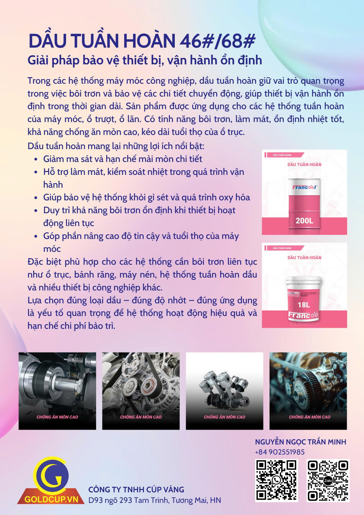DẦU TUẦN HOÀN 46#/68#