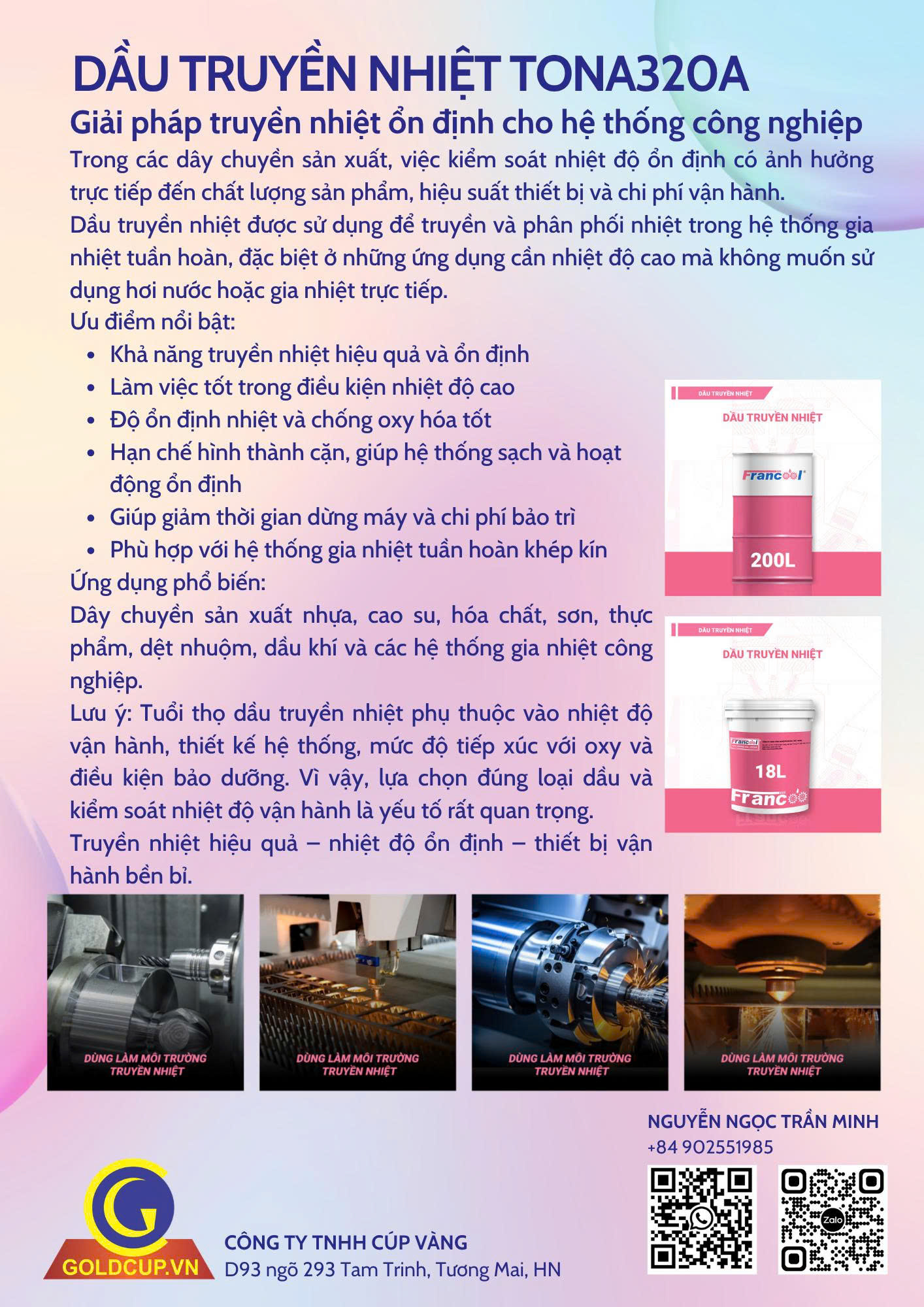 DẦU TRUYỀN NHIỆT TONA320A